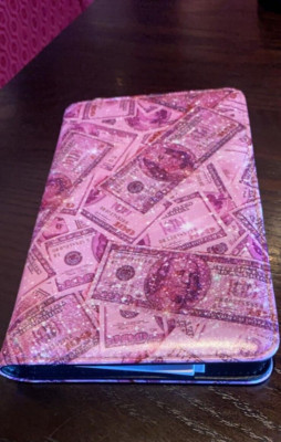 Pink Server Book Server Books for Waitress Server Book with Zipper Pocket Cut