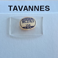 TAVANNES CURVED bottom RECTANGULAR glass WATCH CRYSTALS 27.9X15.3MM