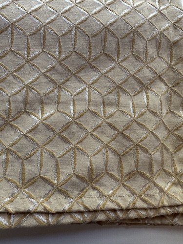 Rectangle 70 X 100 TABLECLOTH WATERFORD CRYSTAL CO. Damask GOLD Trista KC - Picture 2 of 7