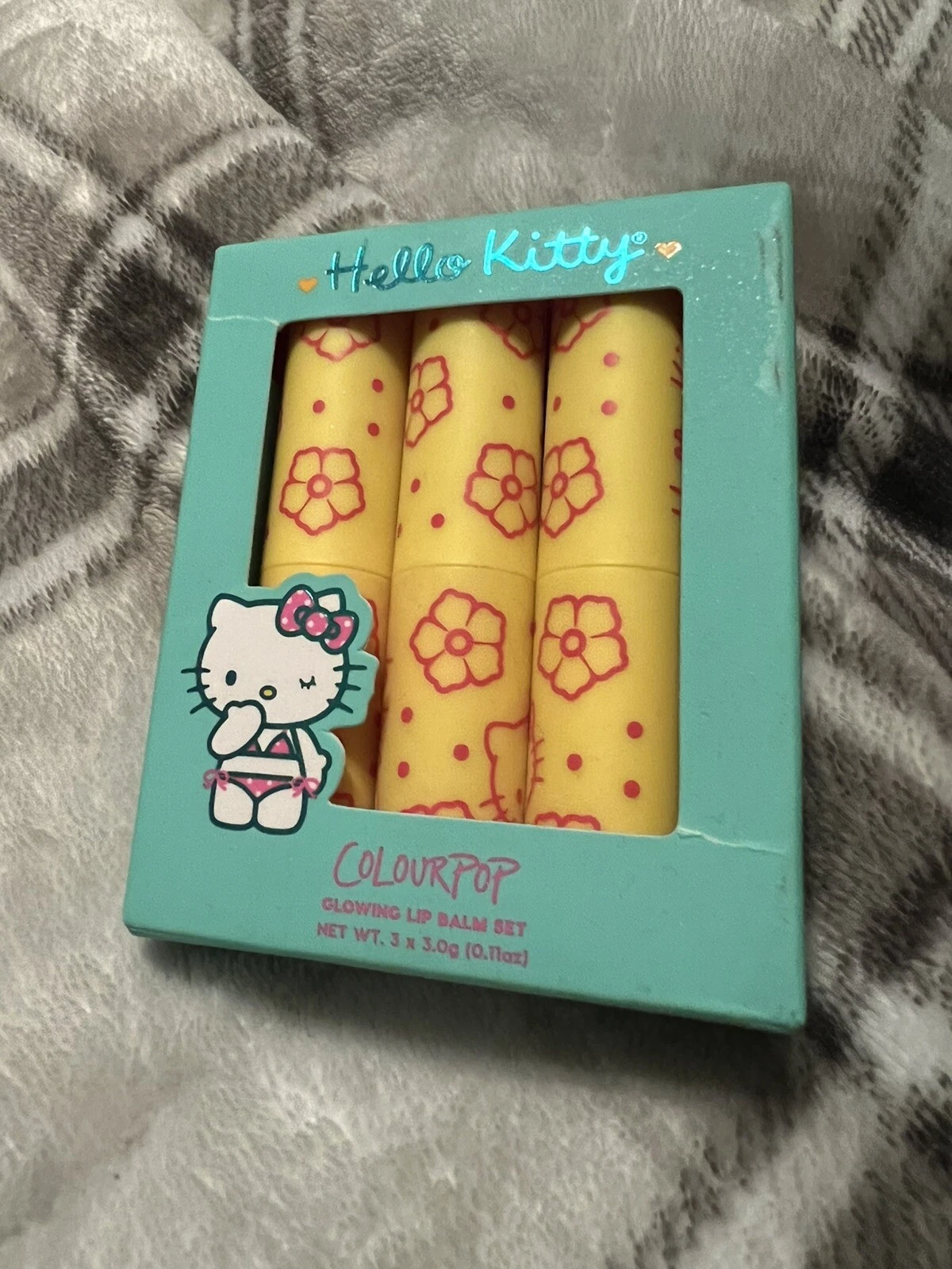 COLOURPOP Hello Kitty Glowing Lip Balm Kit NEW