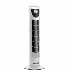 30-inch Oscillating Tower Fan, White FTF-3000W