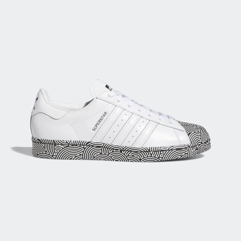 Adidas Superstar Takahashi Hiroko Cloud White Black Men's Athletic Shoes FY1588 - Image 2 of 4
