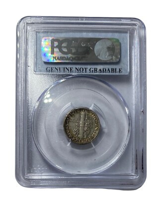 1942/1 OVER DATE UNITED STATES MERCURY DIME PCGS GENUINE XF