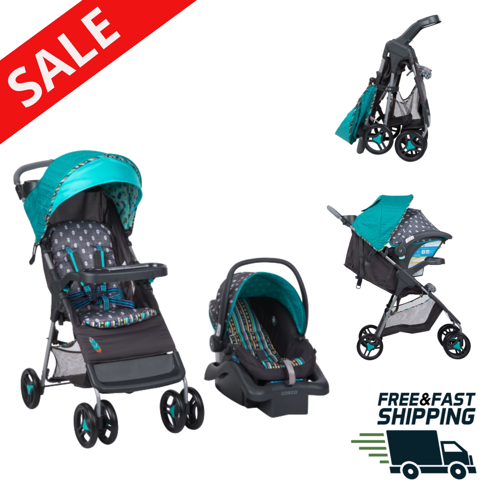 winnie the pooh car seat and stroller