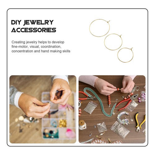 Kit de 180 piezas accesorios para pendientes dijes para hacer joyas pendientes - Imagen 6 de 12