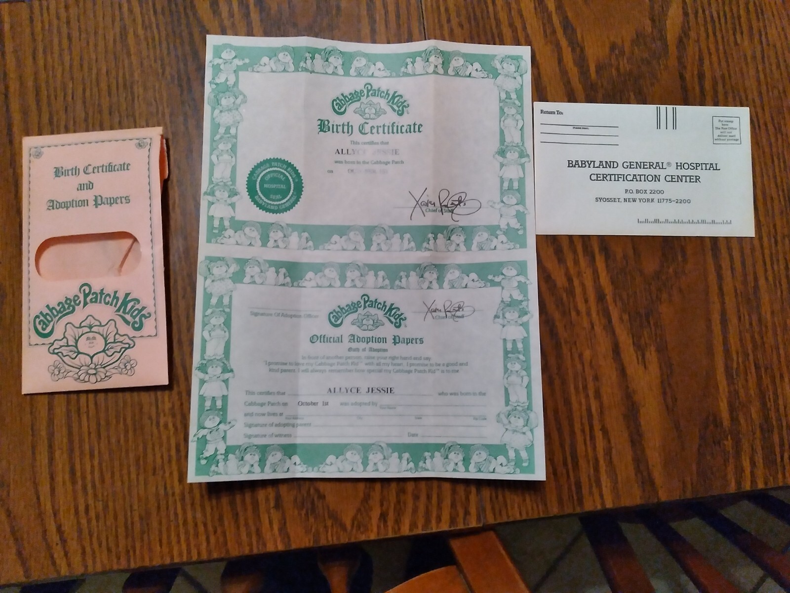 Cabbage Patch Kids Doll 1984 Coleco 3900 Jessie Allyce eBay