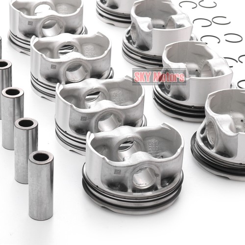 STD Pistons & Rings Set For BMW X6 550i 750i M760i F06 F12 F13 N63 N74