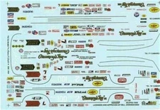 Slixx 1936 Grumpys Toy 1971-83 Camaro P/S 1/24 Drag waterslide decal