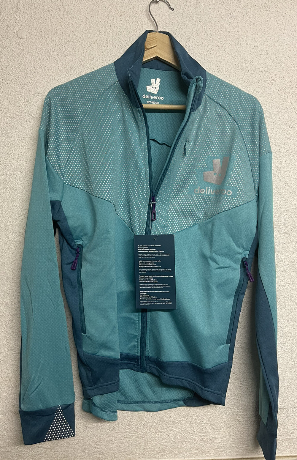 Deliveroo Bike Waterproof Jacket eBay
