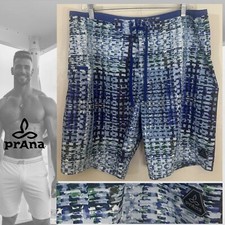 Prana Board Shorts 36" waist 9.5" inseam Gently worn Nylon blend mild stretch