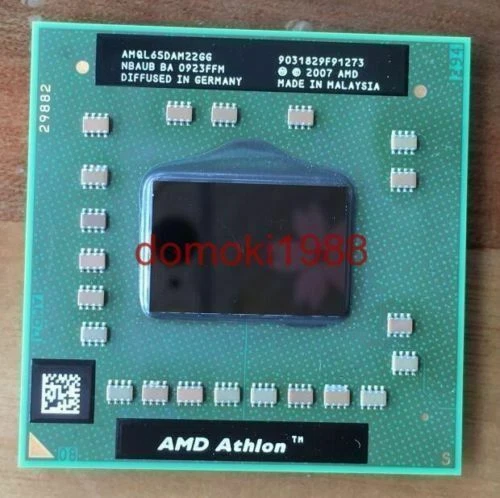 AMD Athlon 64 X2 QL60 QL62 QL64 QL65 QL66 QL67 Socket S1 638pin Mobile CPU - Image 4 of 4