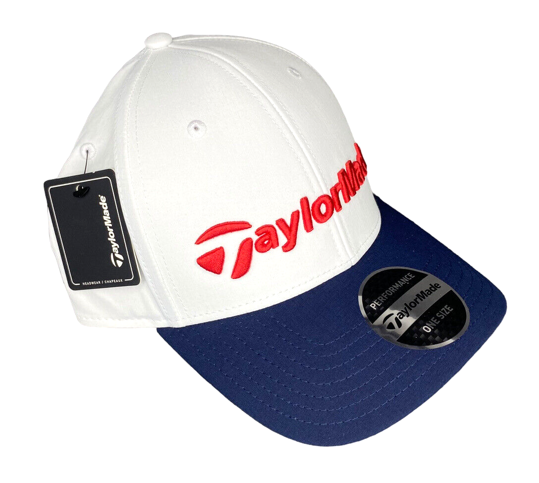 TaylorMade TM21 Performance Seeker Golf Hat, Adjustable, White