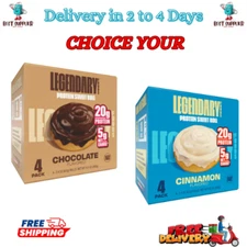 Legendary Foods Protein Sweet Roll - Chocolate 4 Pack | Protein Snack