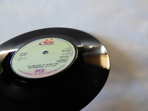 BARRY WHITE ~ I'M QUALIFIED TO SATISFY YOU ~ EX+ ~ 1976 UK SOUL 7" VINYL SINGLE - Picture 5 of 6