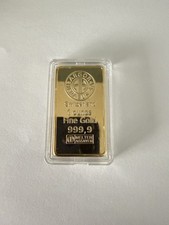 Argor-Heraeus 1 oz .9999 Fine Gold Bar Switzerland Sealed Assayer 3000.00 per troy oz