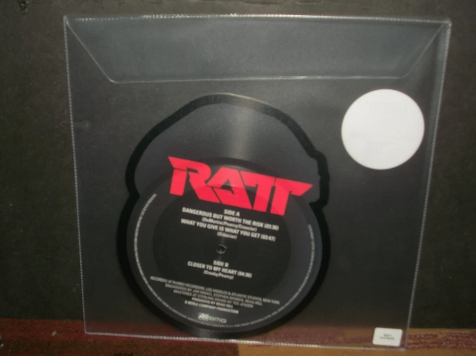 Ratt – Dangerous But Worth The Risk 7" ep NEW rsd shape vinyl - Image 2 of 2