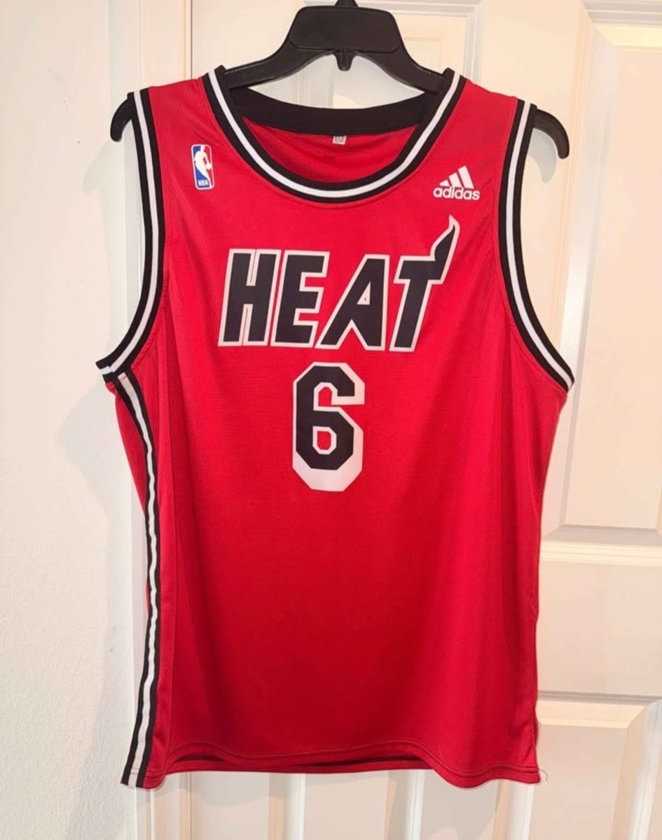 Lebron James Miami Heat Throwback Jersey Large | eBay