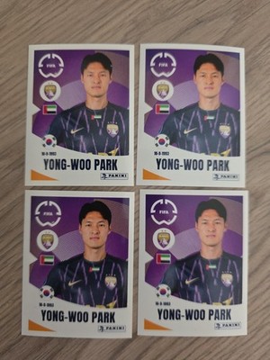 4x 2025 Panini FIFA Club World Cup USA Yong-Woo Park Al Ain UAE #453 South Korea