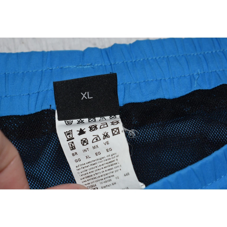 Pantalones cortos de natación Boss Hugo Boss para hombre talla XL azul 6" entrepierna con bolsillos Foto 3 de 4