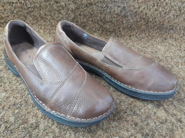 Women Michel Heels Brown Leather 38
