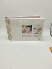 Hallmark Grandma Album Photo Voice Recordable Green Plaid Pink Ribbon
