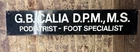 Vintage Original Porcelain Podiatrist Foot Specialist Sign Rare D.P.M. M.S. Gas
