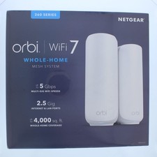 Netgear Orbi WiFi 7 Whole-Home Mesh System White 360-series