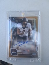 2025 Bowman U Chrome Tucker Gleason Autograph True Gold 04/50 Jersey Match