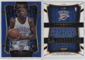 2015-16 Panini Select Concourse Blue Prizm /249 Kevin Durant #66