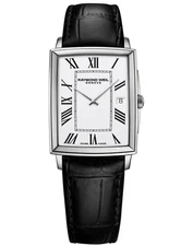 Raymond Weil Toccata Men's Classic Rectangular Leather Watch 5425-STC-00300