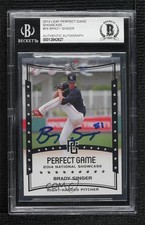 BAS 2014 Leaf Perfect Game Showcase Black Brady Singer #28 BGS Authentic 03hd