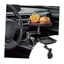 Car Cup Holder Tray Table, Cup Table Holder for Car Drink Holders Tray, 360 