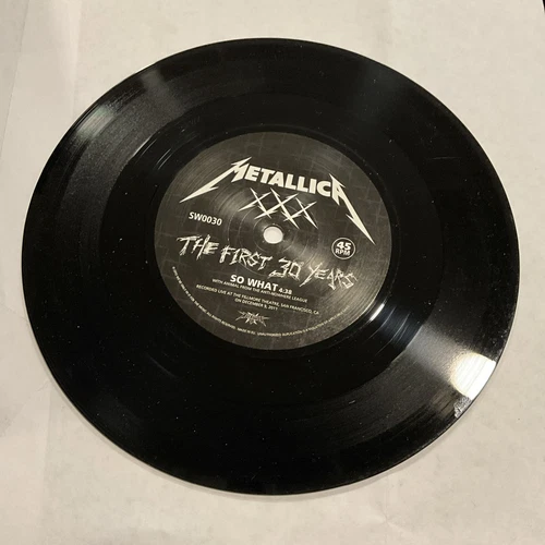 Metallica – The First 30 Years 7" Single 2012 We're Only In It For The Music EX - Picture 5 of 5