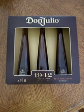 3 Empty Don Julio 1942 Tequila Anejo 50mL cor...