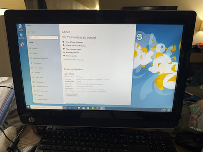 HP Omni 220 All-In-One PC 6GB RAM Intel 4 Core I5 CPU 760@2.80Ghz - HD 1TB #1
