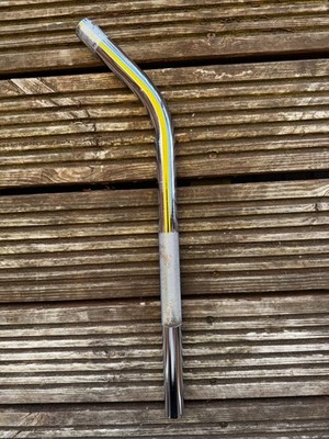 USA-Made Cr-Mo Layback BMX Sattelstütze - Old School - Chrom - 22,2 mm