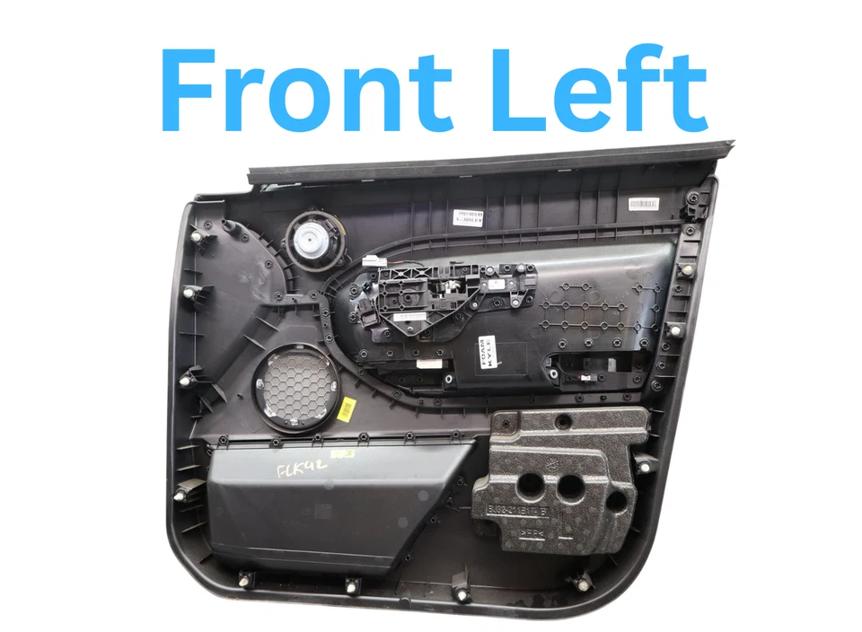 Conjunto de panel de moldura de puerta delantera izquierda Range Rover Evoque L538 12-19 negro OEM Foto 3 de 4