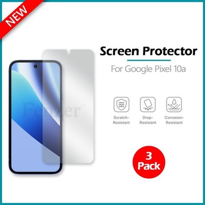3-Pack LCD Ultra Clear HD Screen Shield Protector for Phone Google Pixel 10a