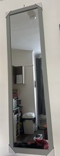 Image of Grey Full Length Wall Mirror - 126x36cm - COLLECTION ONLY