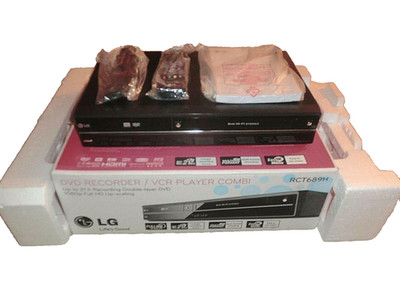 LG RCT689H DVD-Recorder / VHS-Videoplayer, OVP, gepflegt, FB&BDA, 2J. Garantie