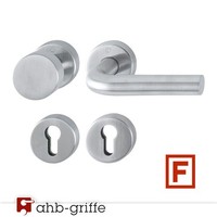 Hoppe Feuerschutz-Wechselgarnitur Bonn Rosette Sertos® Edelstahl Matt We