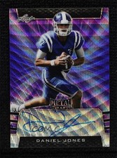 2019 Leaf Metal Draft Purple Wave 12/15 Daniel Jones #BA-DJ1 Auto uk2