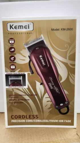 Professional Hair Trimmer KM-2600 for Precision Styling