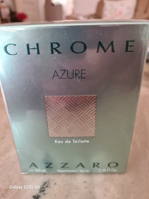 Azzaro Chrome Azure 100 Ml Eau de Toilette Herren Duft Neu ovp in folie