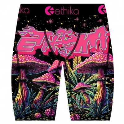 Ethika Caleçon Boxer Court Homme Staple Fit TRIPTRAIL Rose 1 Lot Polyester - Photo 1/3