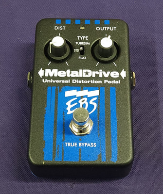 EBS METALDRIVE Distortion Bass Guitar Effect Pedal - Tested - Fully Functional