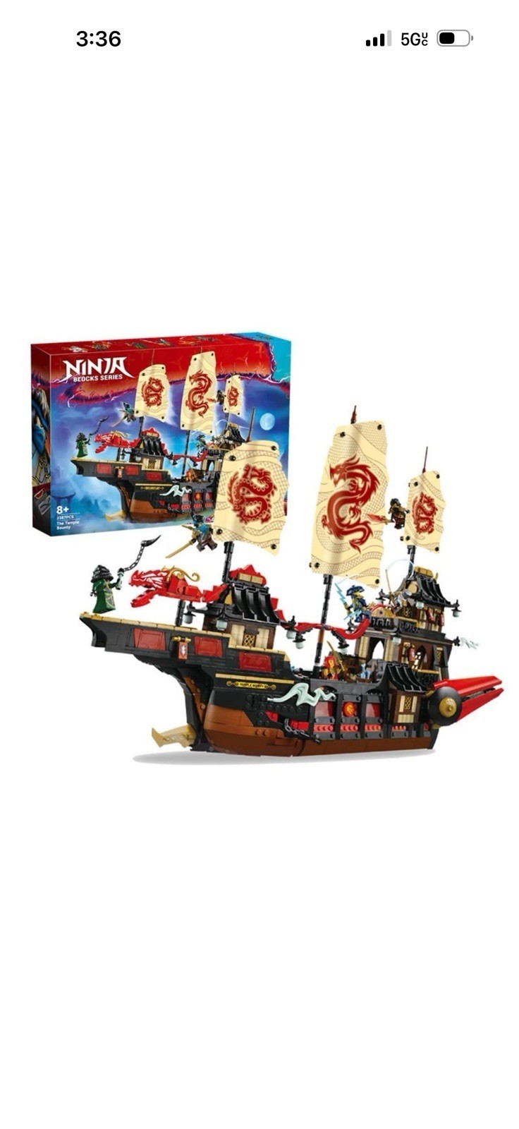 LEGO 71848 NINJAGO: The Temple Bounty. Retired (New Sealed In Box)