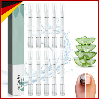 Nagelpflegestift Teebaumöl Vitamin E Aloe Vera 10 Stück für Fingernägel Fußnägel