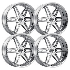 Set-4 2crave N46 22x9.5 6x127 30mm Chrome Wheels Rims 22 Inch