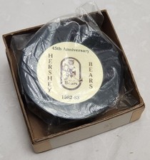 Vintage HERSHEY BEARS Hockey Puck PAPERWEIGHT 45th Anniversary 1982-83 NEW/Box